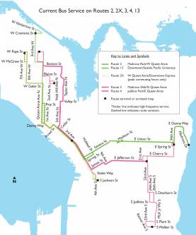 Current Queen Anne-Madrona service
