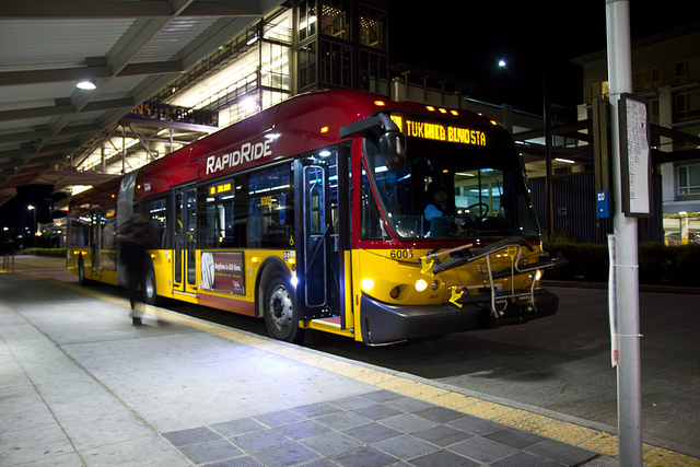 The First In-Service RapidRide, by Atomic Taco on Flickr