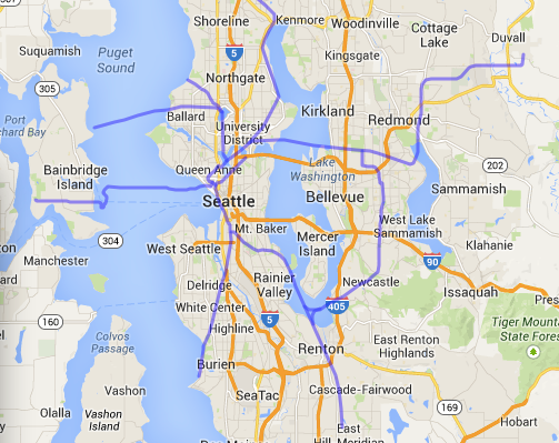 Denver's 2018 Rail Network Overlaid with Seattle