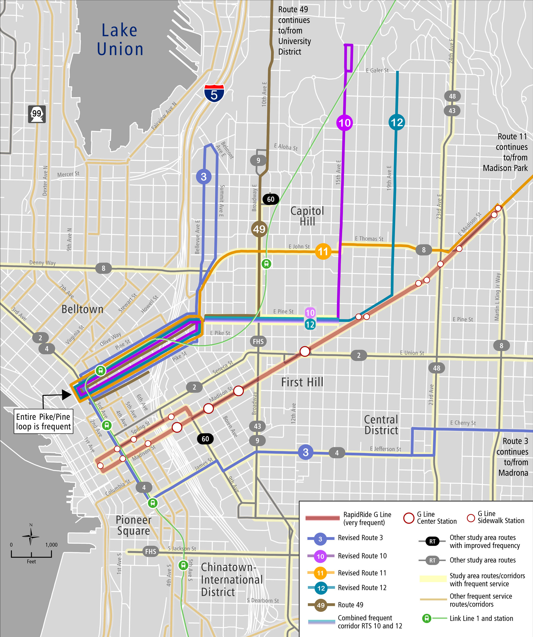 RapidRide G and Bus Restructures – Seattle Transit Blog